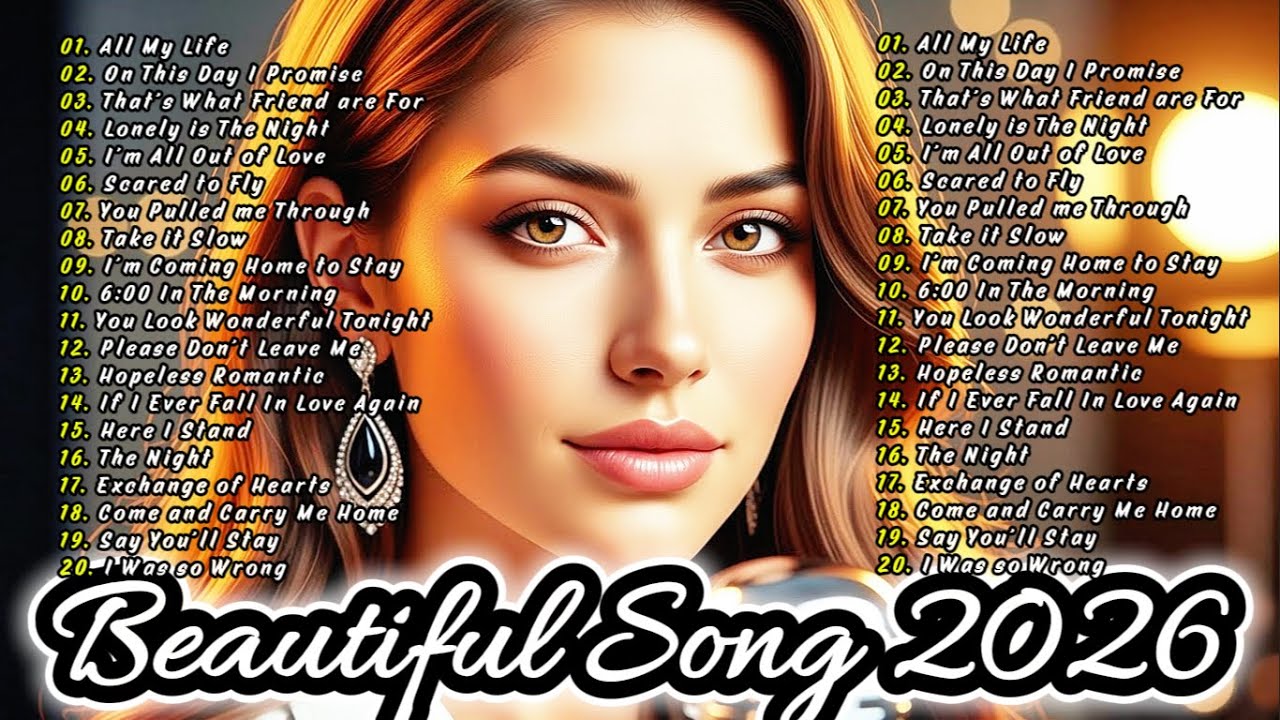 Romantic Love Songs 2026 🌙 | Beautiful Sad Ballads & Easy-Listening Emotional Playlist