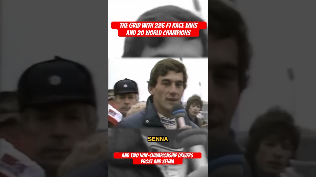 The 1984 Race of Champions Senna won #f1