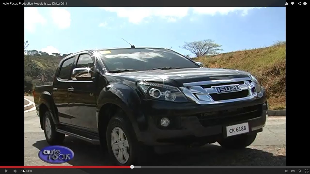 Auto Focus Production Models Isuzu DMax 2014