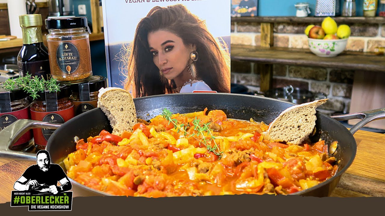 Vegane Seitanpfanne- Orient trifft Fit. Voller Aromen und gesundem Gemüse- ein Essen zum satt werden