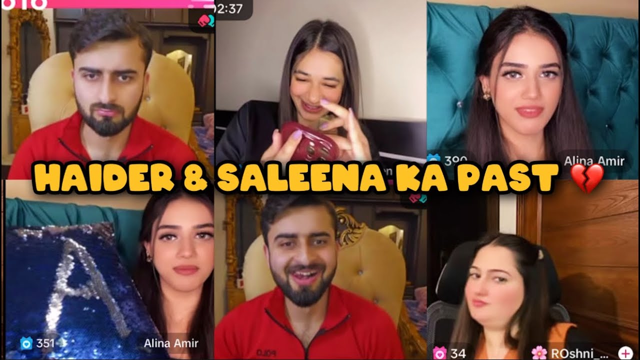 Haider ke girlfriend kon hay 😨 | Haider Shah live with Saleena & Alina Amir