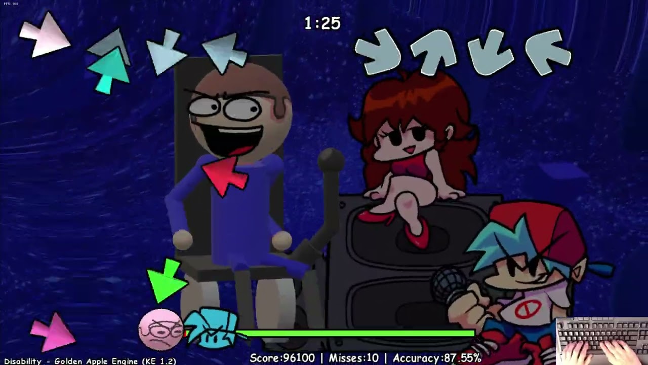 FNF Vs. Dave and Bambi Golden Apple - Disability (4k)
