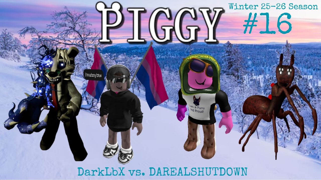 Piggy 1v1s: DarkLbX vs. DAREALSHUTDOWN - Season 2: Winter 25-26 (Part XVI)