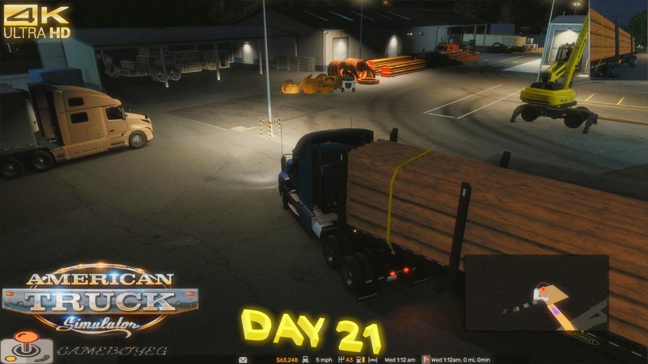 First Time In Louisiana American Truck Simulator Day 21 4K