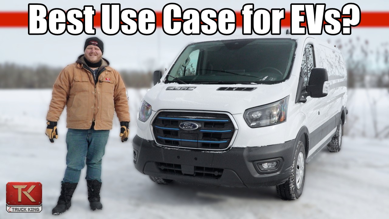 2025 Ford E-Transit In-Depth Review + Winter Range Test! How Does it Work in the Cold?