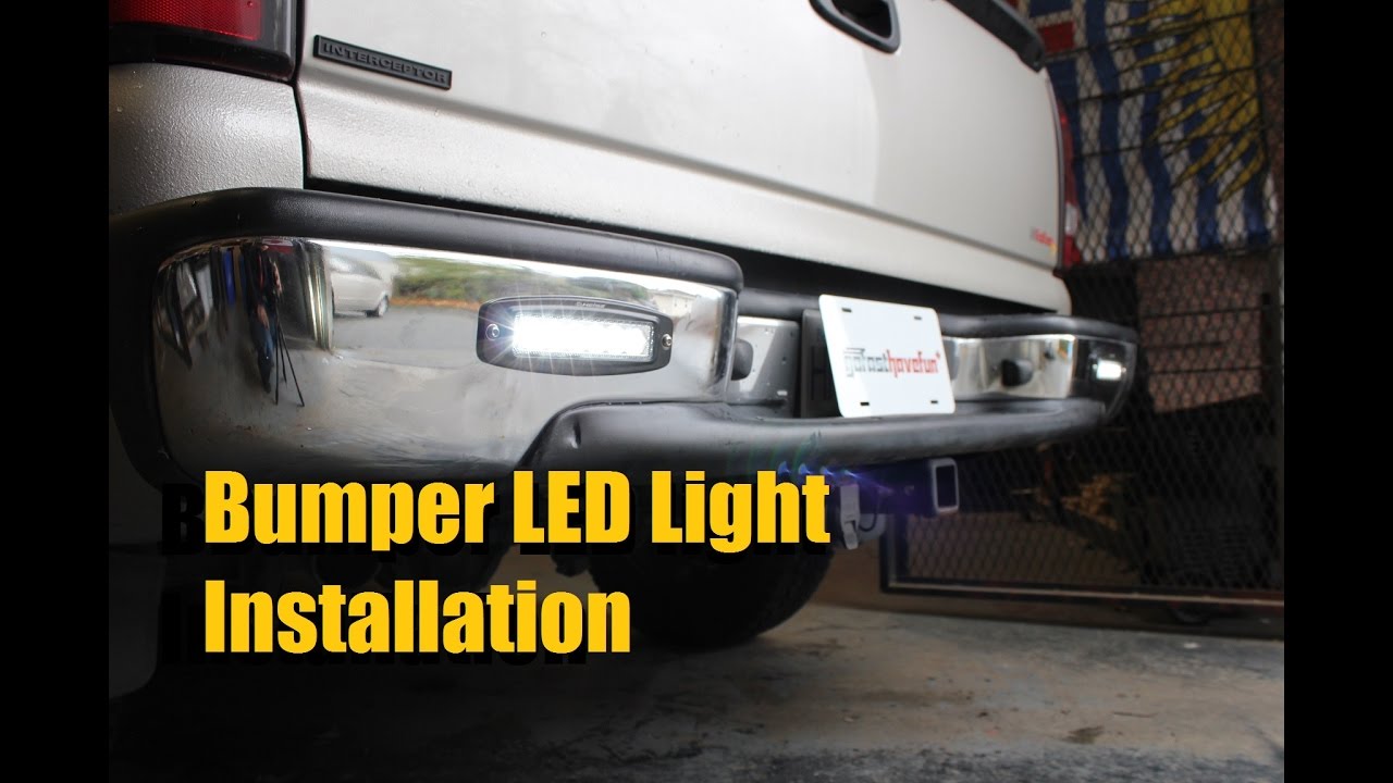 Heise Bumper L.E.D. Reverse/ Auxiliary Light  installation | AnthonyJ350