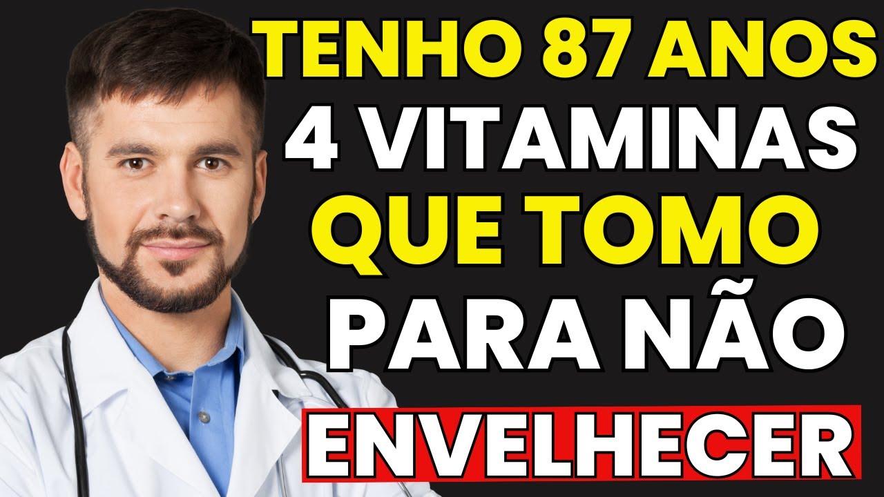 Depois dos 60, essas 4 vitaminas são obrigatórias para viver mais! | Saúde do idoso