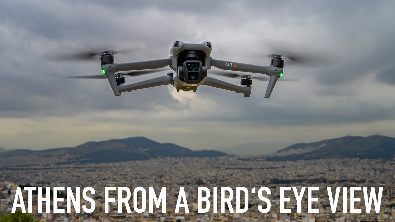 Athens from a Bird's-Eye View: A Drone Flight Over the City - Greece 🇬🇷