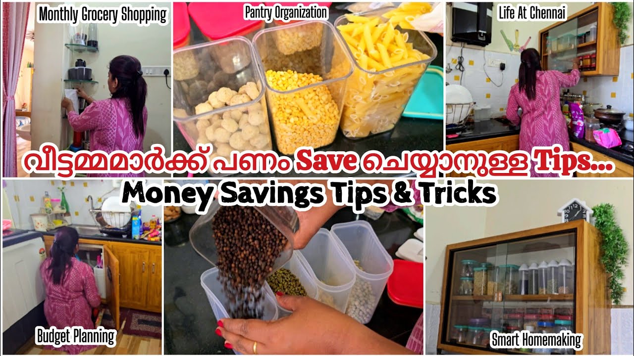 Vlog #294|വീട്ടമ്മമാർക്ക് Money Save ചെയ്യാനുള്ള ടിപ്സ്💰|Money Saving Tips &Tricks💯|Budget Planning🌸