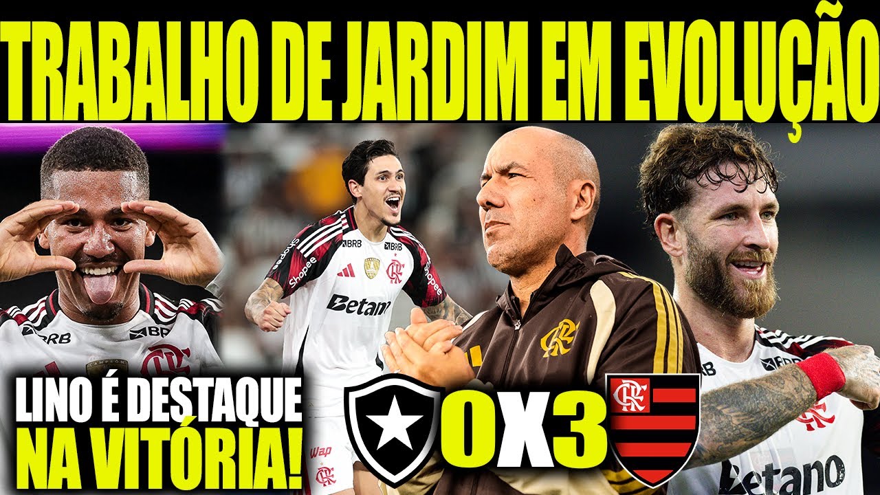 TRABALHO DE LEONARDO JARDIM EM FRANCA EVOLUÇÃO NO FLAMENGO! LINO É DESTAQUE CONTRA O BOTAFOGO E+