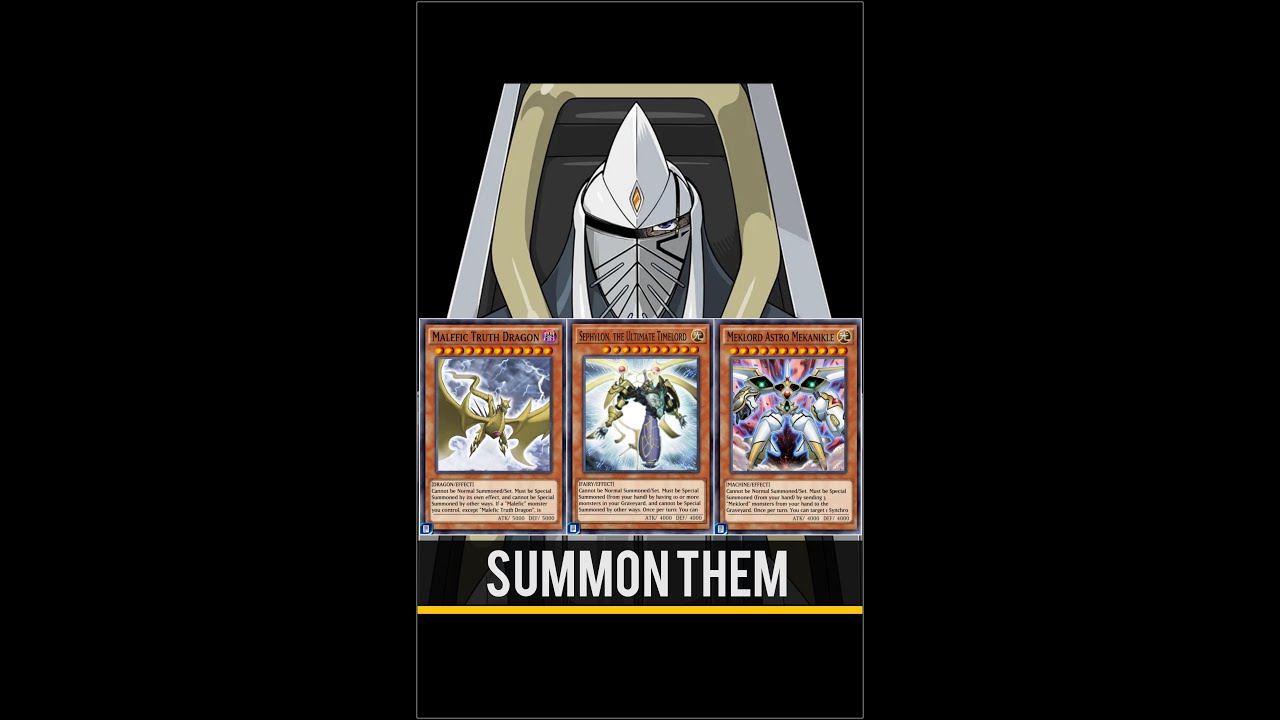 Yugioh Duel Links - Wow! Z-ONE summon Sephylon, Meklord Astro Mekanikle and Malefic Truth Dragon!
