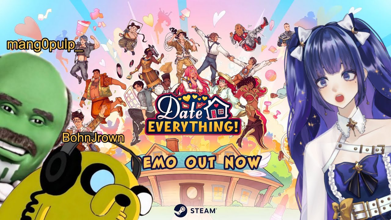 【Date Everything Demo】ME AND MY FRIENDS PLAY A DATING GAME TOGETHER