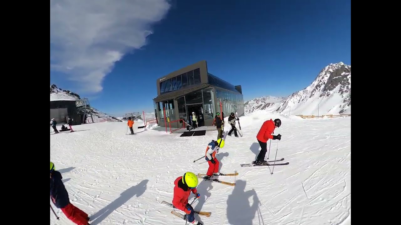 Descente sur Orelle - Full HD - 3 Vallées - 3 Valleys - Piste Lory - 03/03/2026