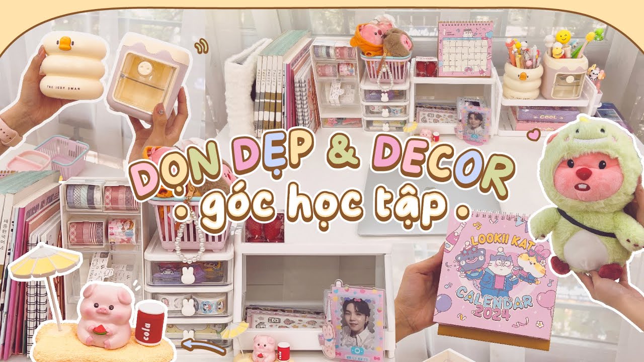 ASMR ✨ | Dọn dẹp và Decor góc họp tập 📚📗 - Moji Channel