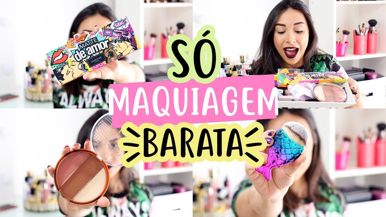 GASTEI R$200 EM MUITA MAQUIAGEM BARATINHA