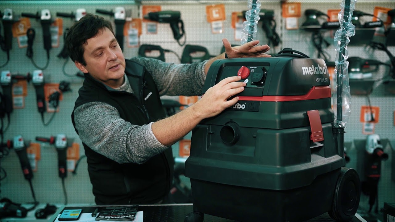Пылесос Metabo ASR 50 L SC - обзор