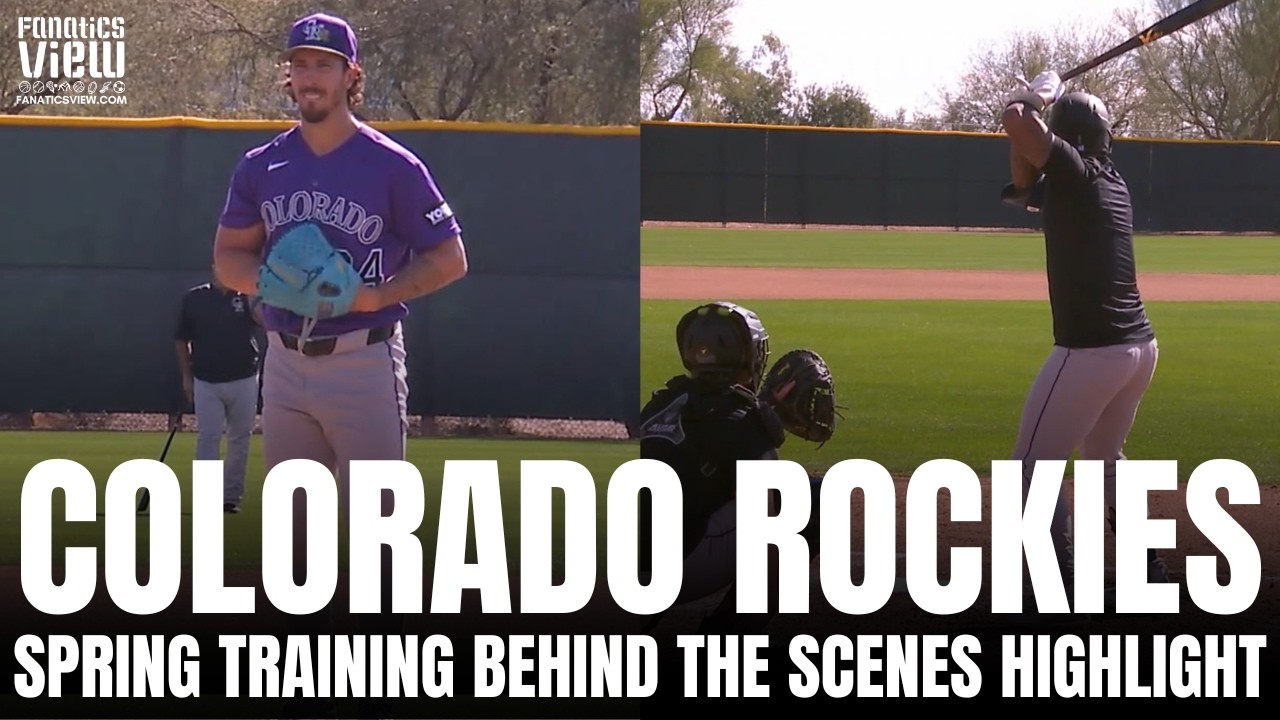 Colorado Rockies Live Batting Practice Highlights From Spring Training With Michael Lorenzen & More