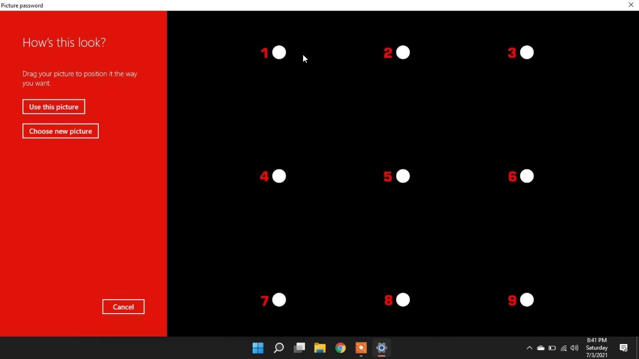 NEW Picture Password in Windows 11 | How To Set Up Pattern Lock on Windows 11