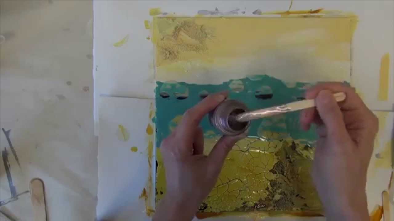 DIY Pébéo Résine Glaçage - Coucher de soleil