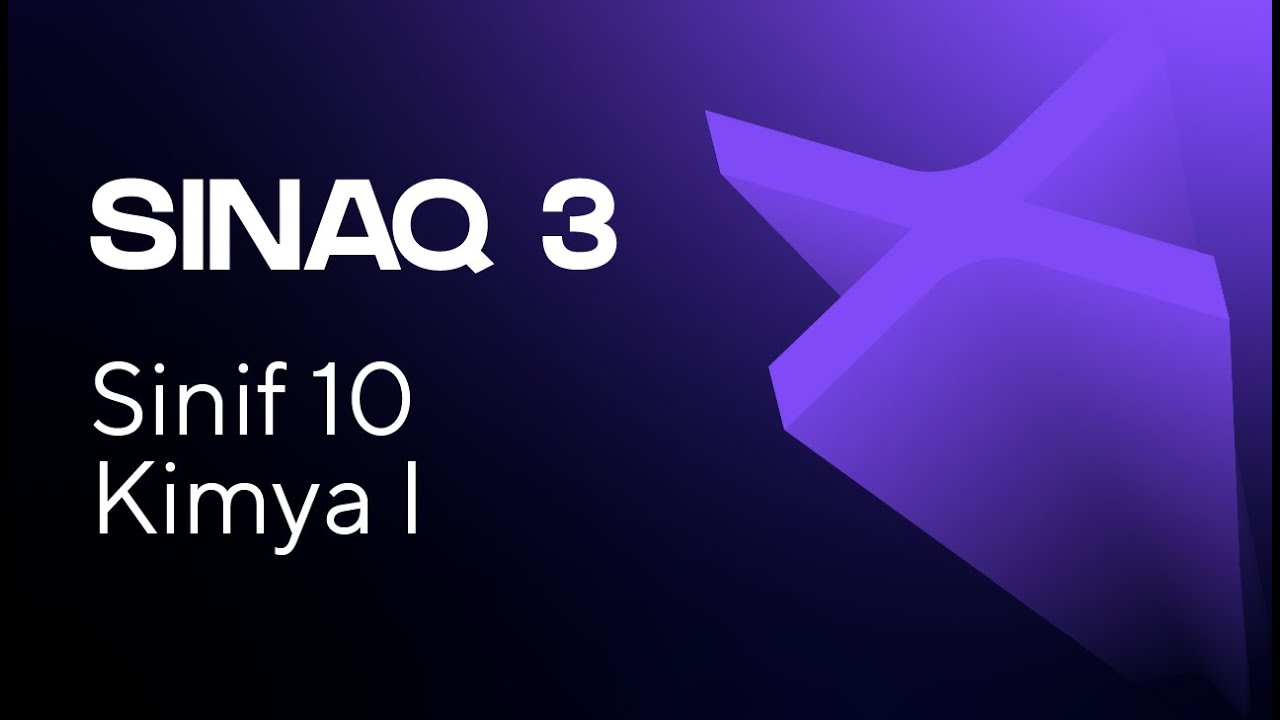 Kimya I 10-cu sinif   Güvən Sınaq 3   Qrup fənləri üzrə