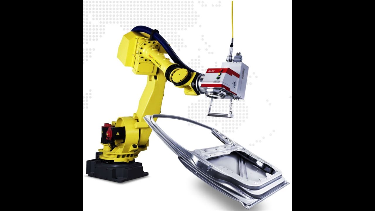 Metal parts automatic 3D Robotic fiber laser cutting machine robot laser cutter machine