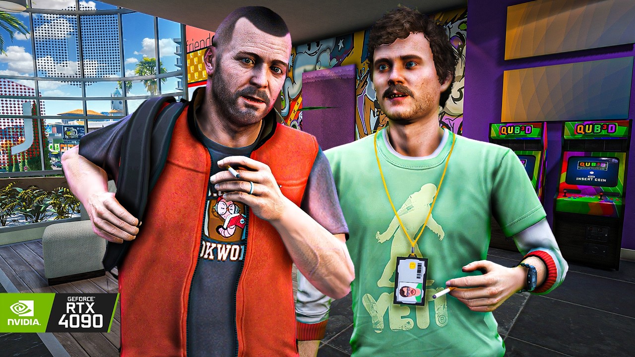 GTA V: 'Friend Request' Mission RTX 4090 - Remastered Ultra Graphics Maxed-Out Gameplay [4K]