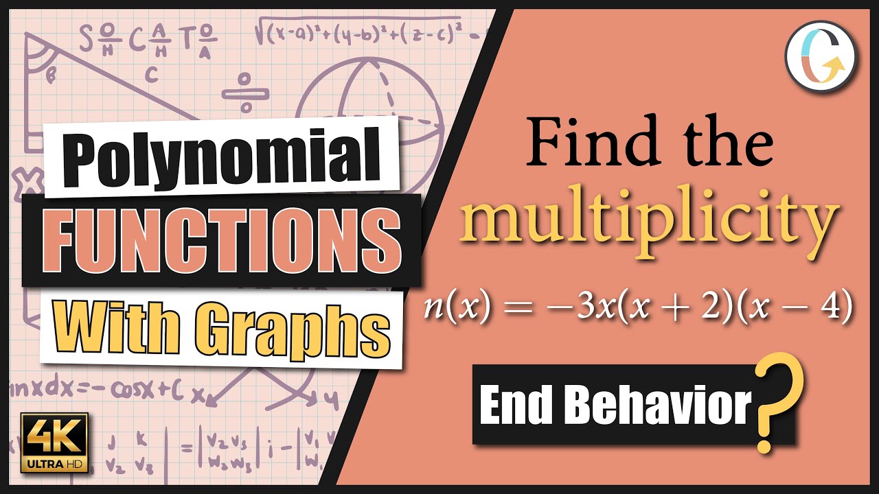 How to graph a polynomial function and find the end behavior | n(x) = −3x(x + 2)(x − 4)