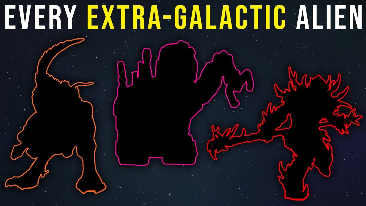 Every Alien Species from Outside the Galaxy | Star Wars Legends Lore