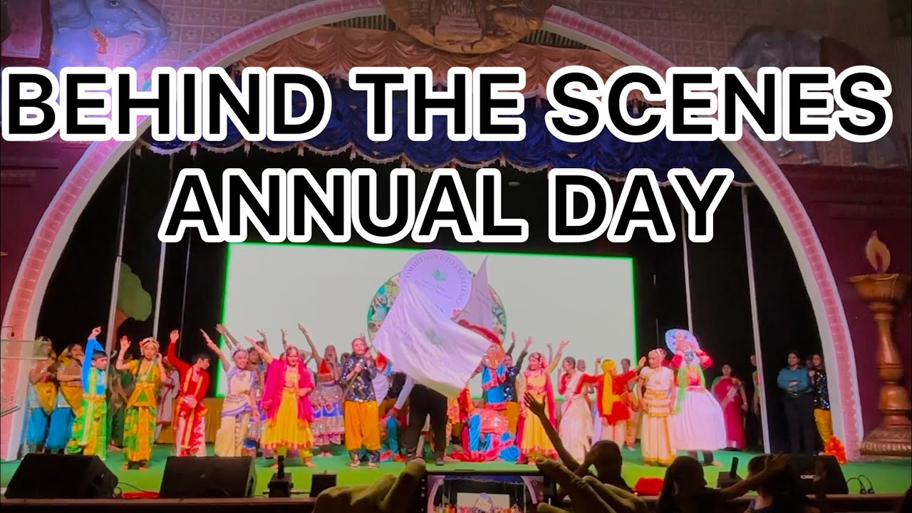 BEHIND THE SCENES | Annual day | Diamond Jubliee high school