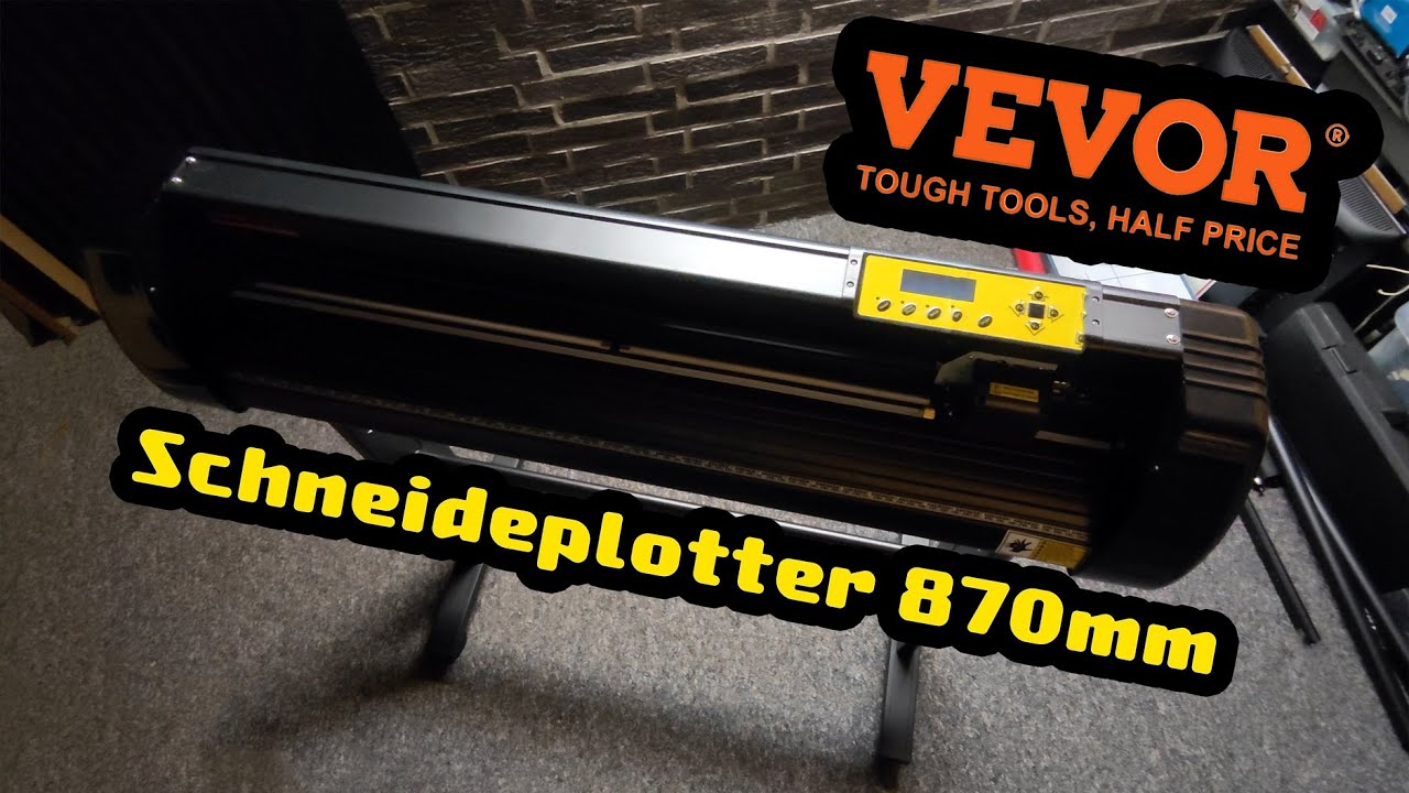 Vevor Schneideplotter 870mm Unboxing + Aufbau: So einfach geht's!