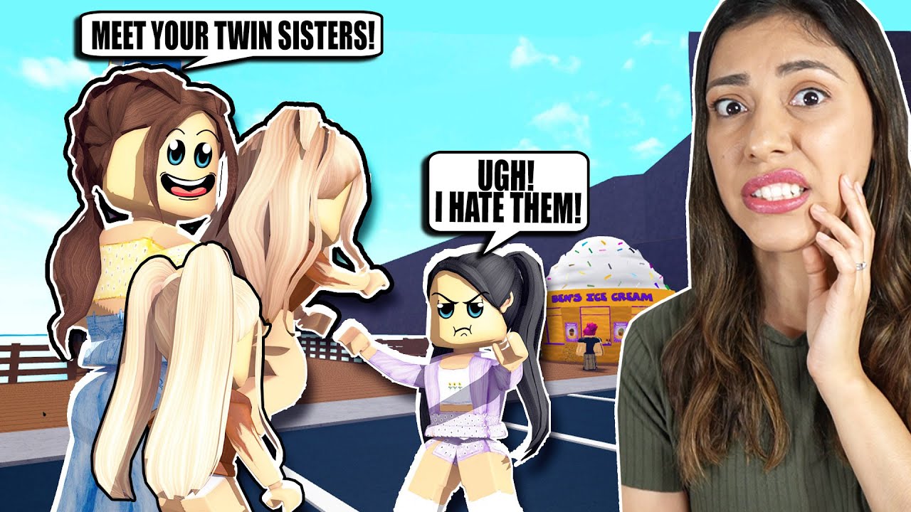 MY DAUGHTER MEETS HER TWIN SISTER'S for THE FIRST TIME! *SHE HATES THEM* (Roblox Bloxburg Roleplay)