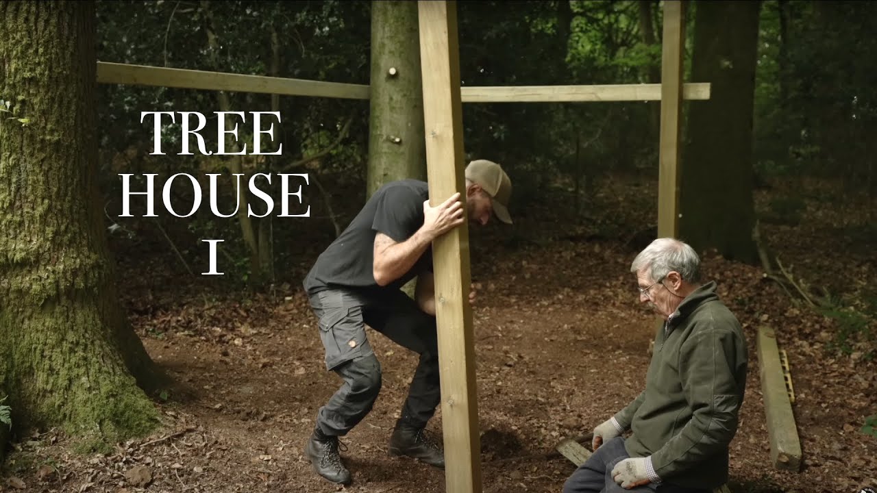 Building a Tree House: Platform & Frame | Cheap DIY Project (PART 1)