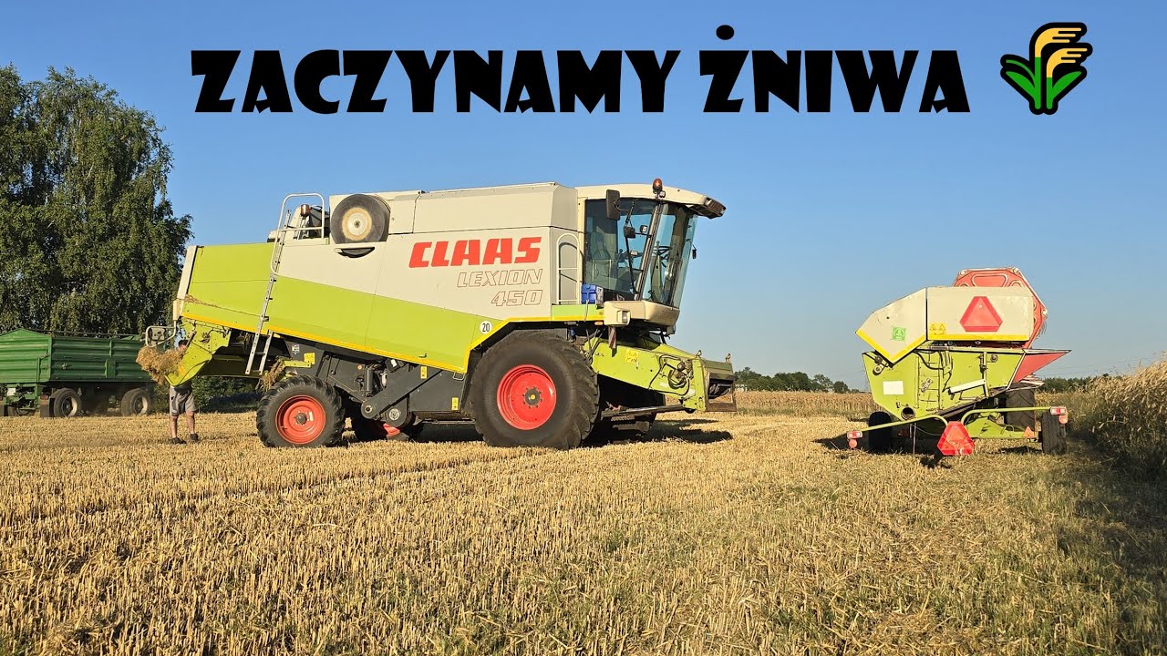 ZACZYNAMY ŻNIWA 2025🌾LEXION 450 W JĘCZMIENIU💪Agro Dniówka #403