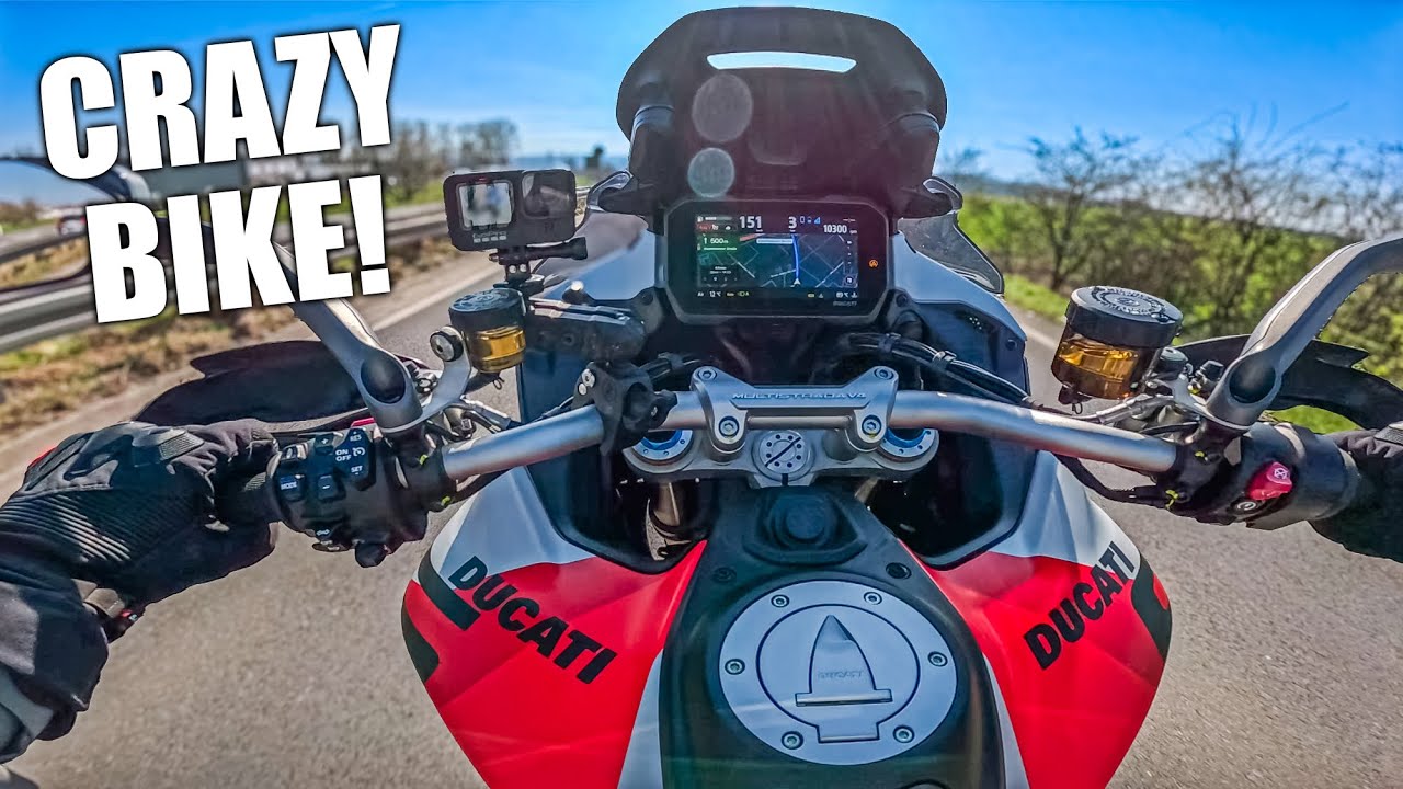 Ducati Multistrada RS (180 л.с.) – увлекательное путешествие на заднем колесе по Германии на байк...