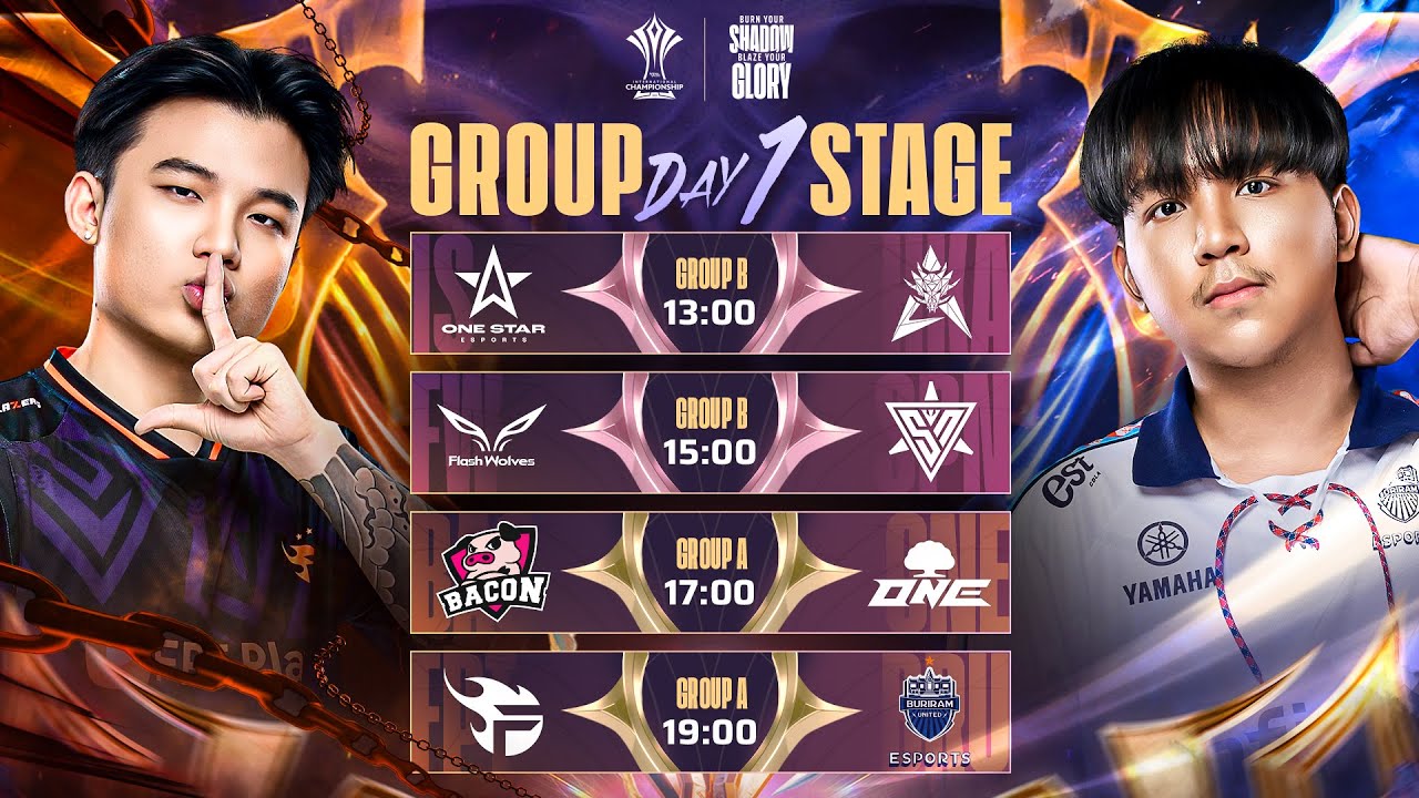การแข่งขัน RoV นานาชาติ AIC 2025🏆 รอบ Group Stage วันที่ 1