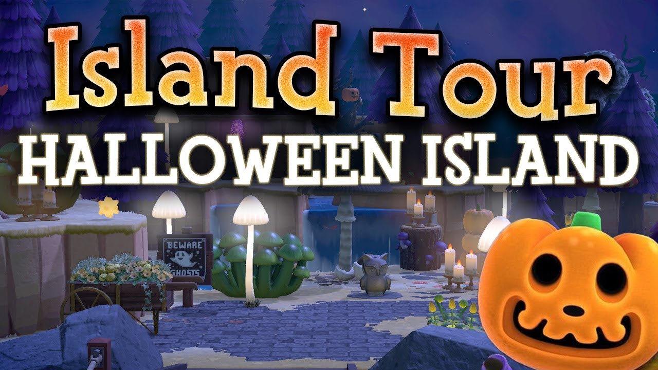 Wispy Woods, The Spooky Island! 👻 Animal Crossing New Horizons Halloween Island Tour