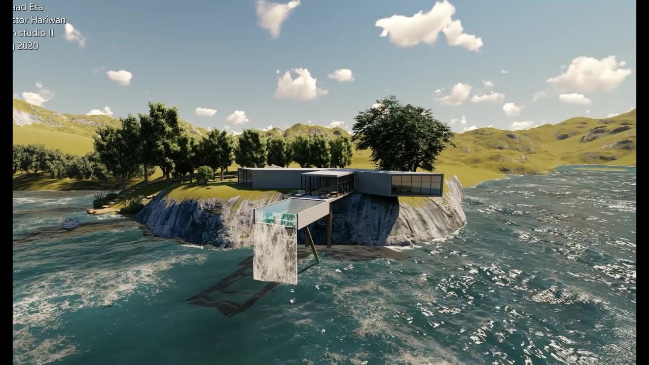 Boat house & weekend house project in Duhok dam, Iraq By Miaad Esa