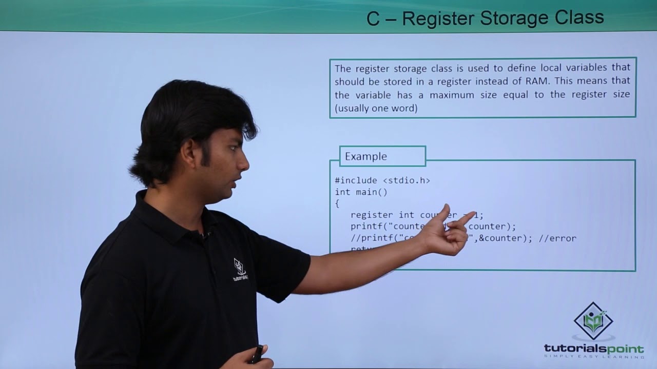 C - Register Storage Class