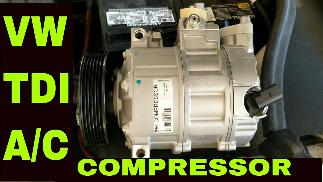 VW TDI AC Compressor replace. MK5 MK6 AC problems not blowing cold?