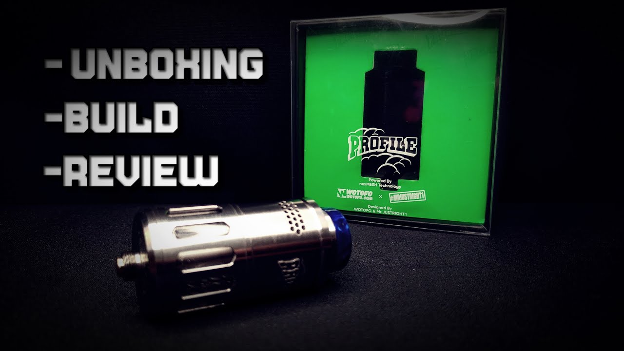 Unboxing e Review PROFILE RDTA by WOTOFO - PT BR