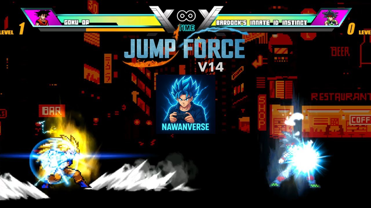 Jump Force Mugen V14 - Anime Battle Terheboh!! 🔥 Goku OP VS Bardock Innate - Siapa Paling Kuat!?