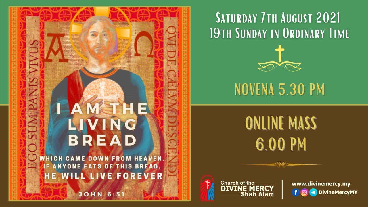 Mass - Sunset, 19th Sunday in Ordinary Time | Church of the Divine Mercy, Shah Alam