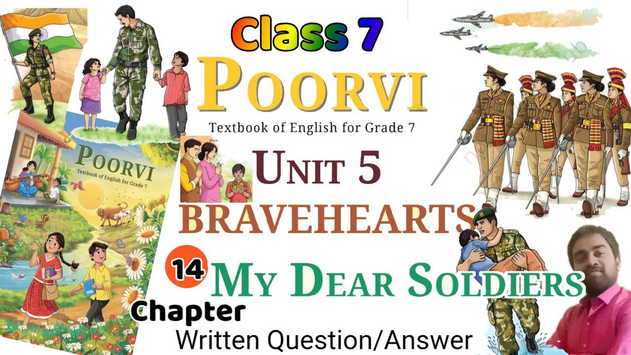 My Dear Soldiers | Unit 5 | Class 7 English | chapter 14 | Poorvi &lrm;⁨&lrm;⁨@ATOZSTUDYZ