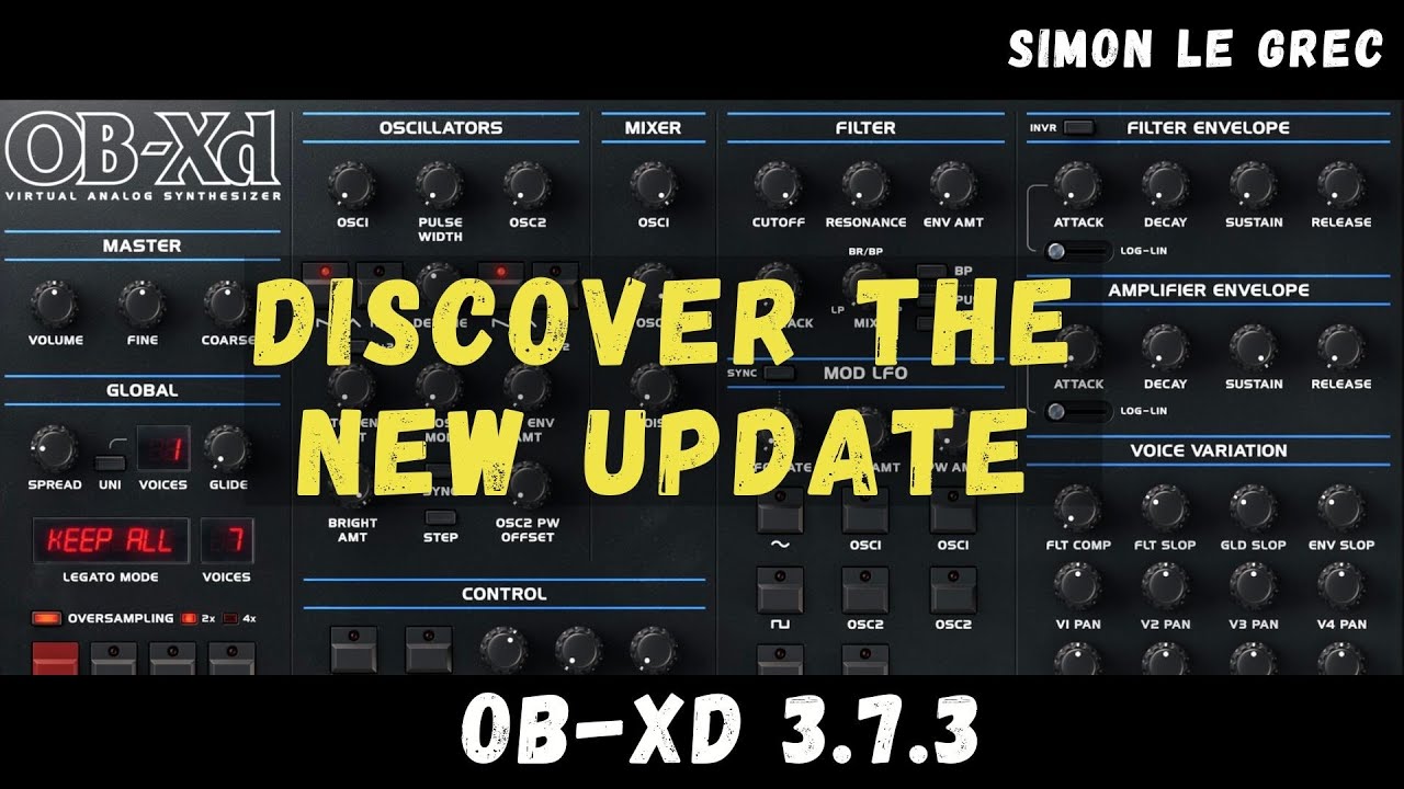 discoDSP OB-Xd 3.7.3 - A Must-Have for Vintage Synth Lovers