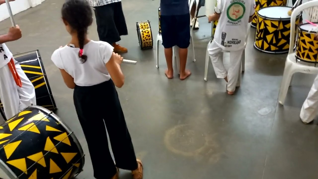 Oficina de Percussão na Tríade 