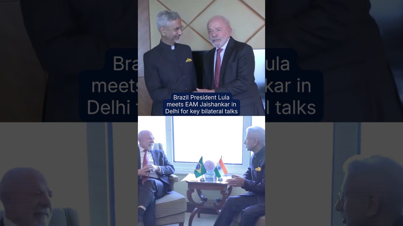 Brazil's Lula Meets EAM Jaishankar in New Delhi to Strengthen India-Brazil Bilateral Ties