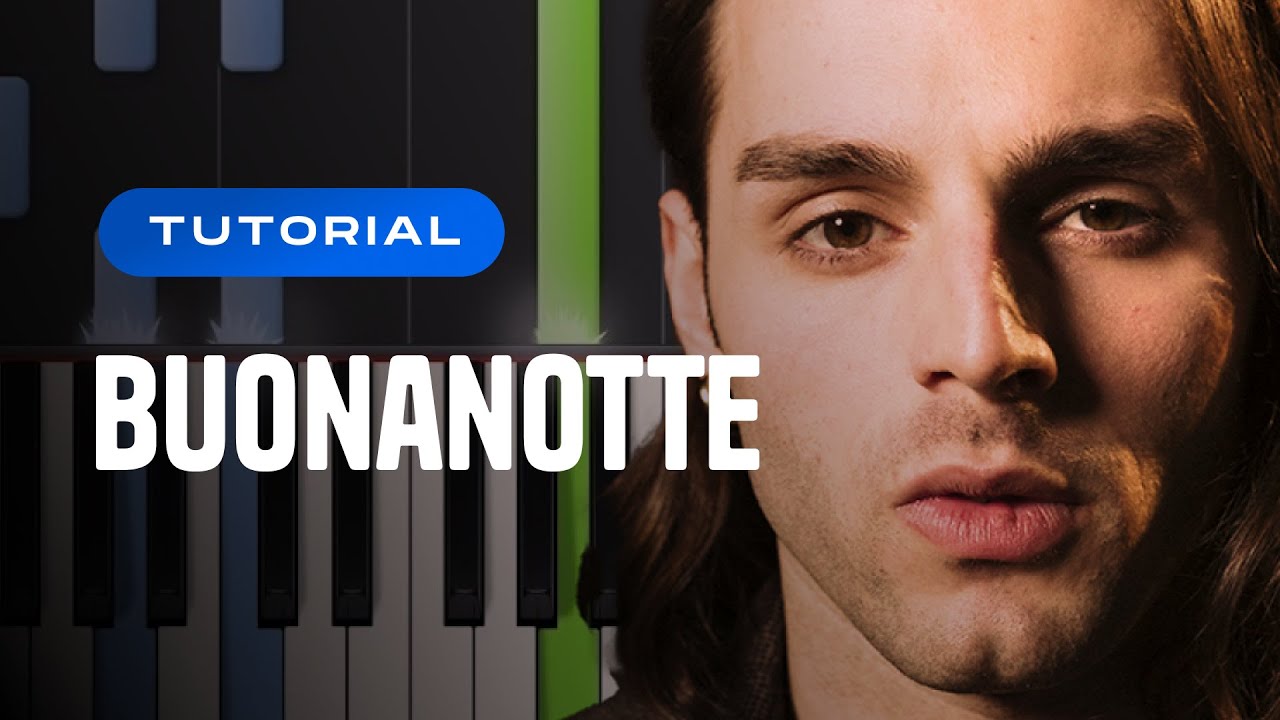 [TUTORIAL] Ernia | BUONANOTTE // Piano Tutorial con Synthesia