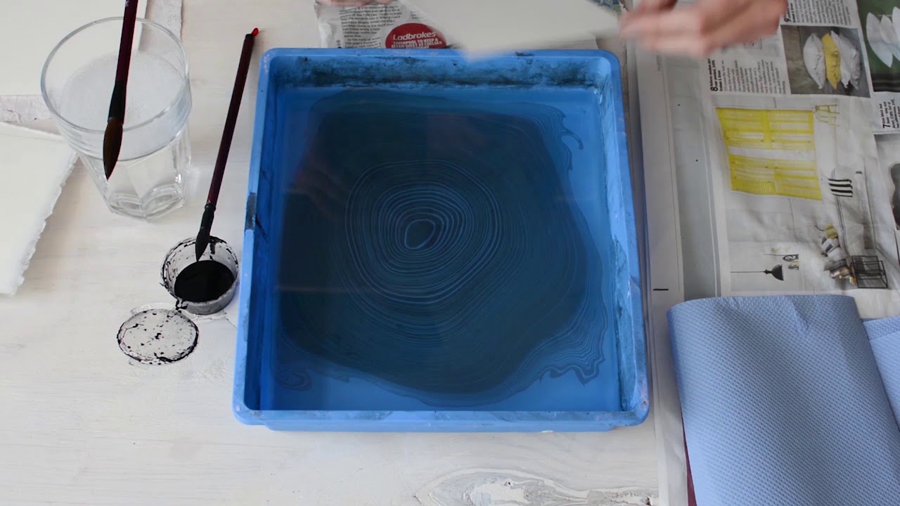 How to - Suminagashi Floating Ink