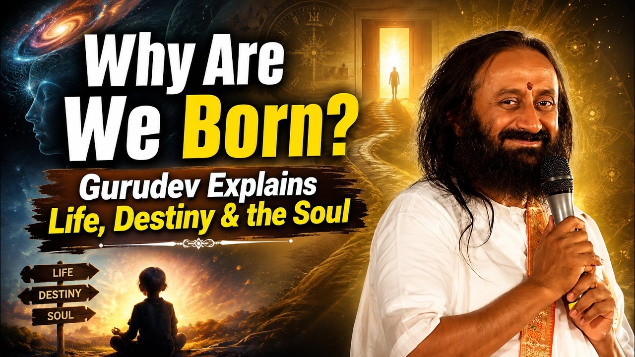 Why Are We Born Gurudev Sri Sri Ravi Shankar Explains Life, Destiny & the Soul
