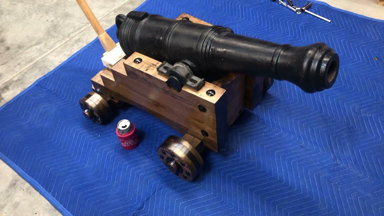 Full Scale Carronade Cannon and Carriage